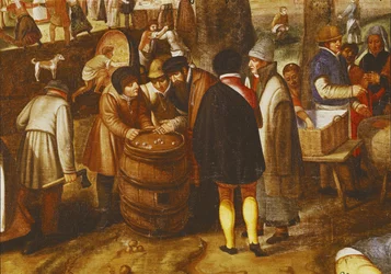 Foire flamande, (détail)